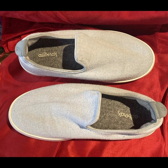 Allbirds Wool Loungers Women’s 6 Light Blue Merino Wool Slip On Shoes - Picture 5 of 9